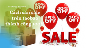Săn sale trên taobao